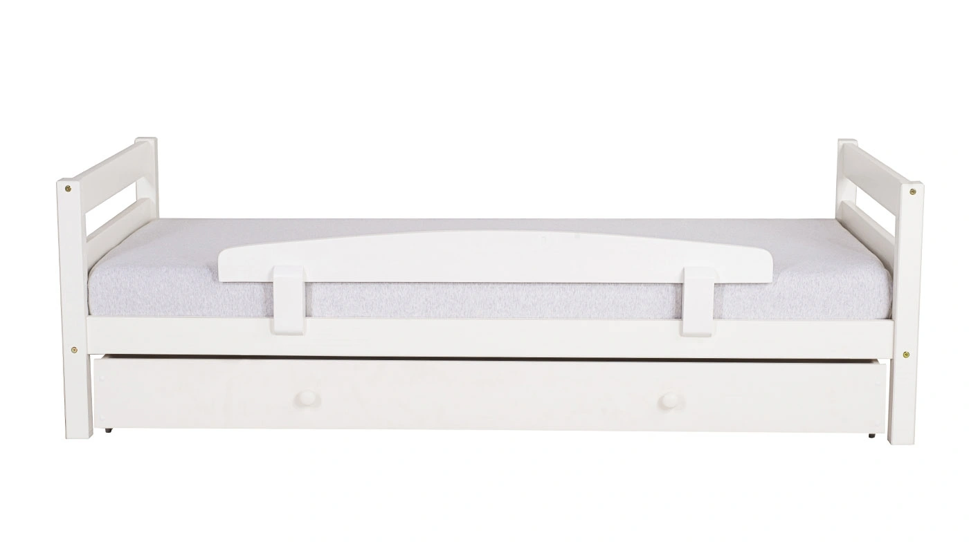 מיטת ילדים מיקה עם ארגז רוחב 80 ס"מ | ללא מעקה אחורי